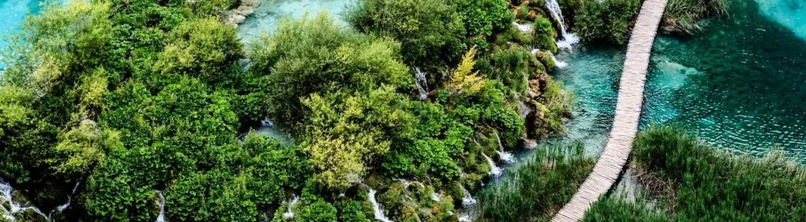 Parc de Plitvice en Croatie avec ses lacs