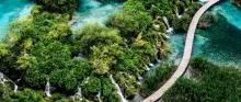 Parc de Plitvice en Croatie avec ses lacs